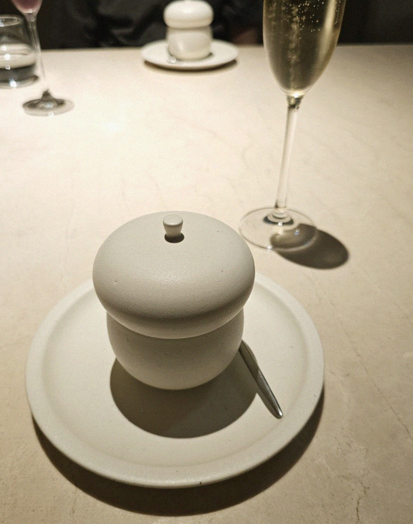 WOOARA Yeouido · a plated course of Hanwoo beef