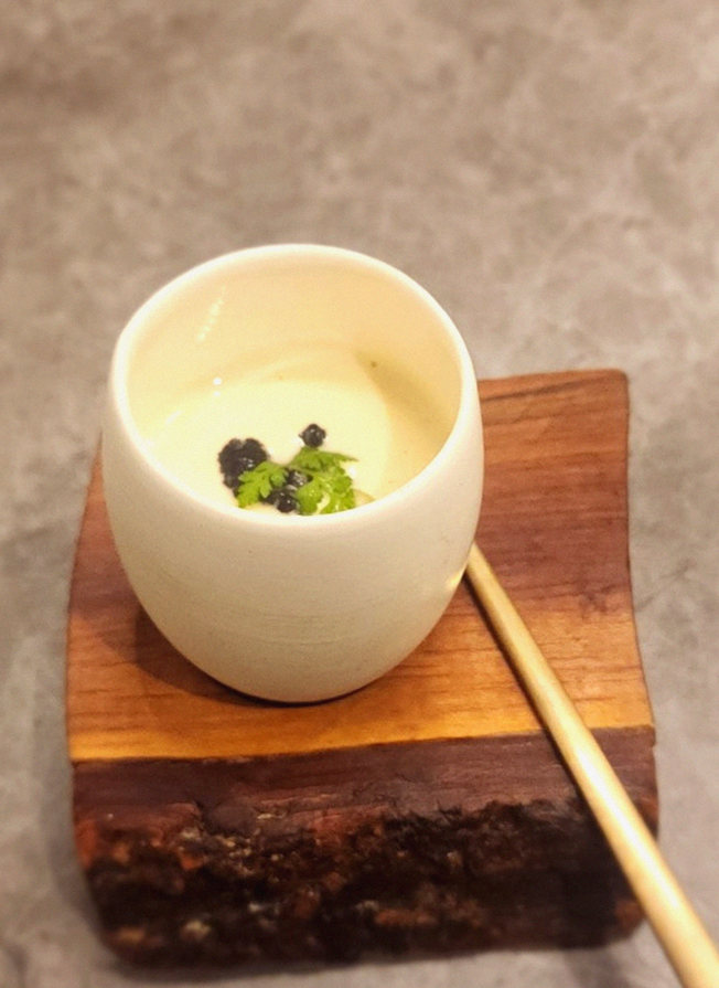 GOWOOGA Gwanghwamun · a warm soup to finish the course