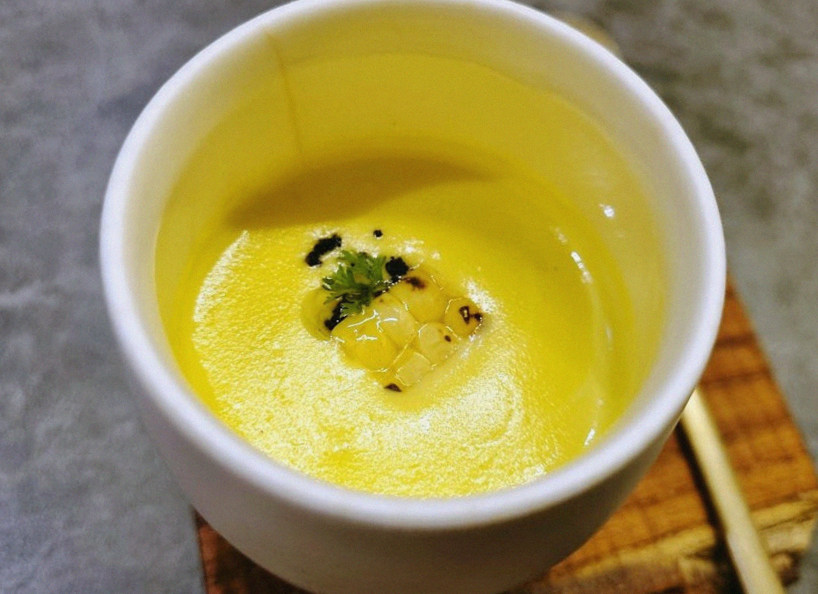 GOWOOGA Yeouido · a warm soup to finish the course