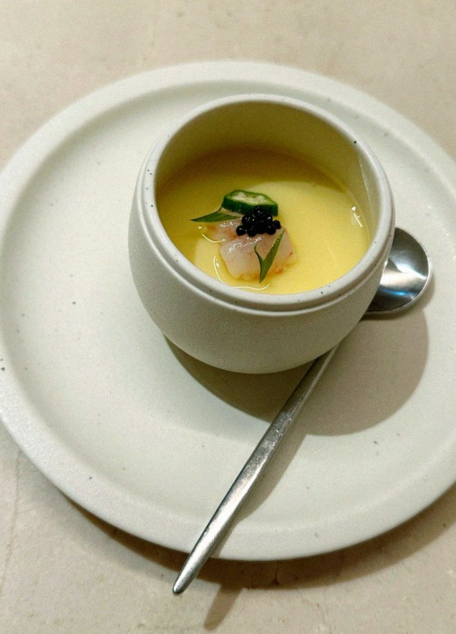 WOOARA Gwanghwamun · a warm soup to finish the course
