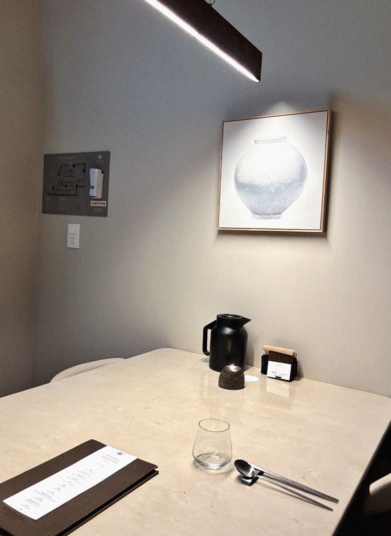 WOOARA Gwanghwamun · a private dining room — every table is a private room