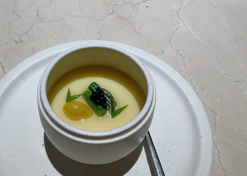 WOOARA Yeouido · a warm soup to finish the course