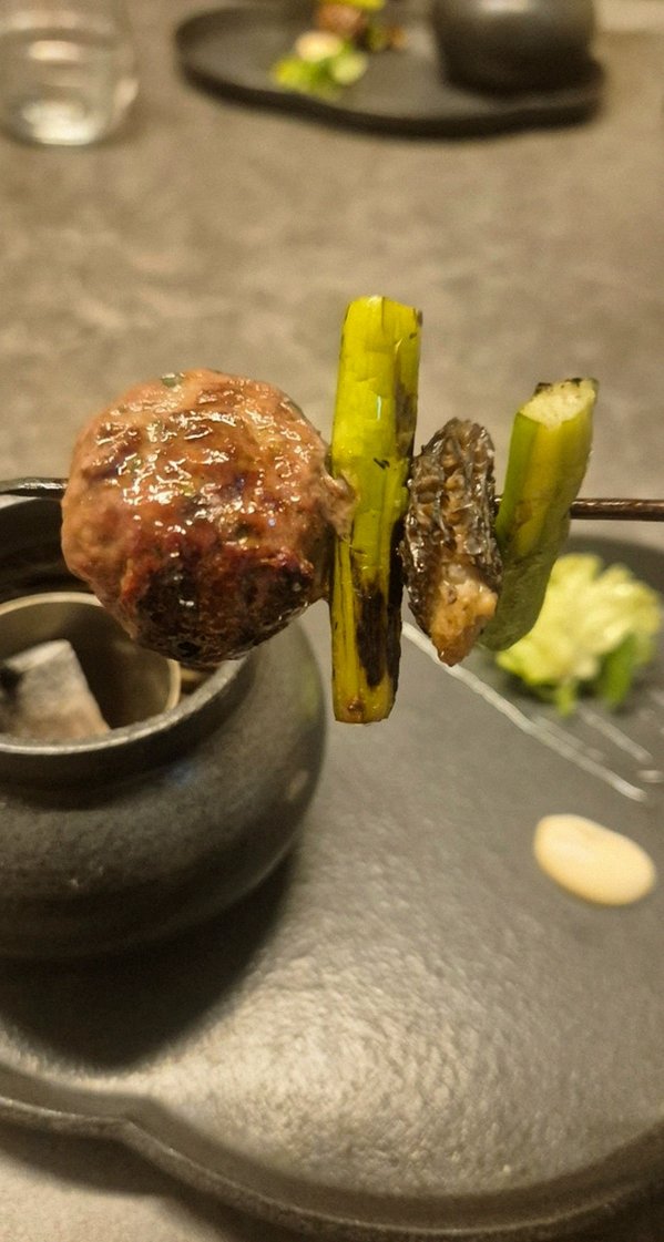 GOWOOGA Yeouido · a plated course of Hanwoo beef