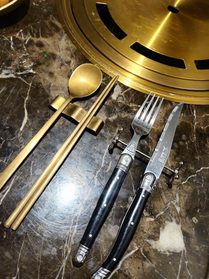 대보정 여의도점 · 더현대 맛집 · 한 상 가득 차려진 한우 오마카세 코스