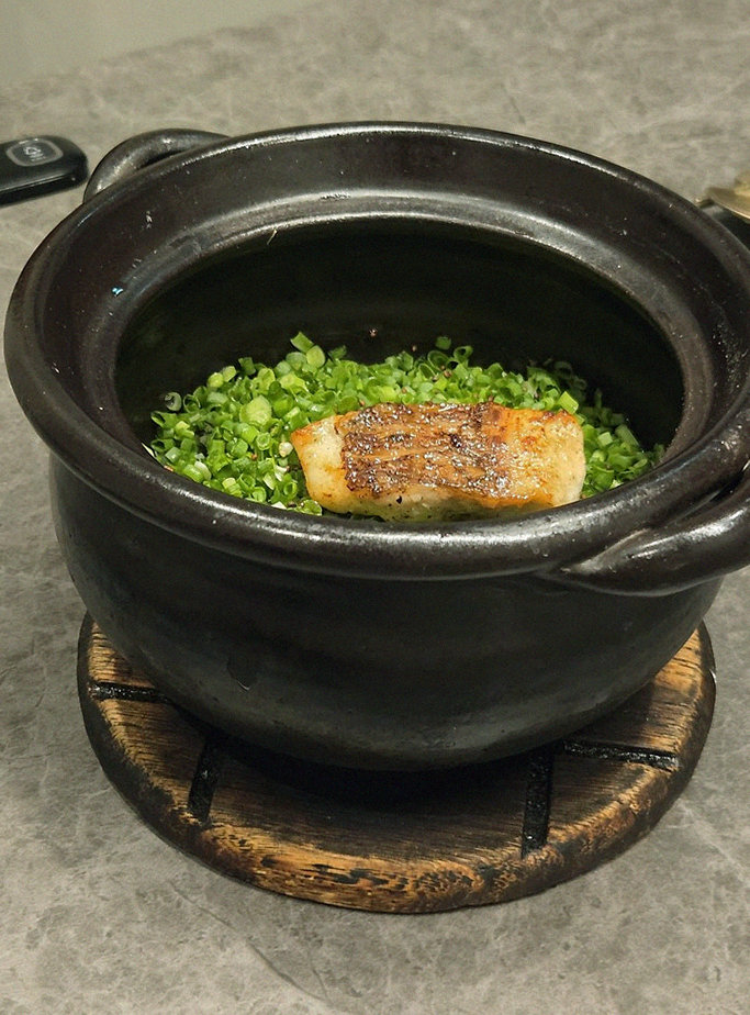 GOWOOGA Gwanghwamun · a warm soup to finish the course
