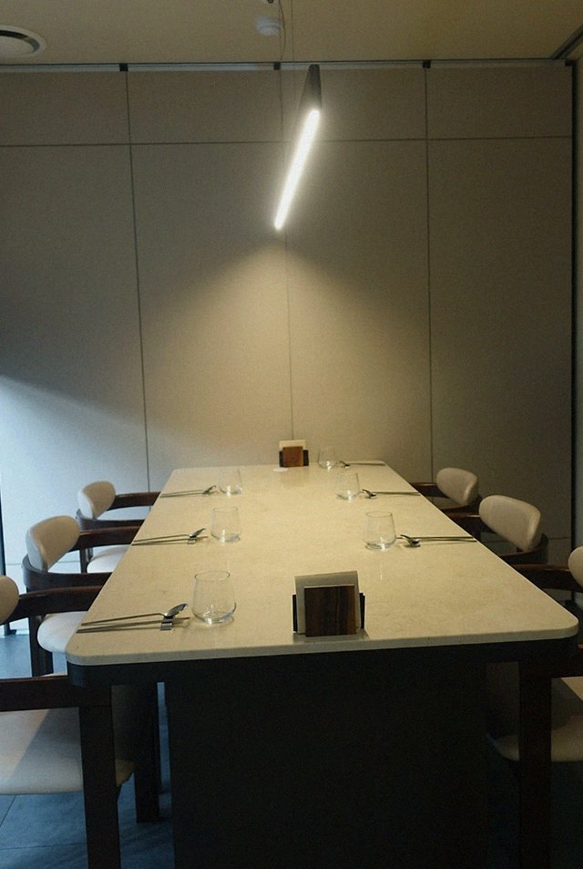 WOOARA Gwanghwamun · a private dining room — every table is a private room