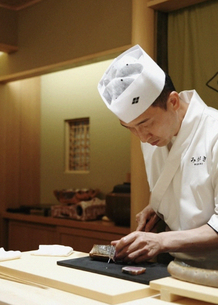 미가키 청담 · 청담 일식 코스 · 신선한 한우 육회