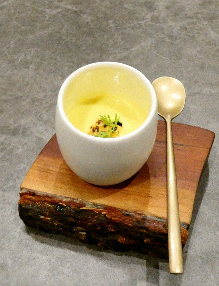 GOWOOGA Gwanghwamun · a warm soup to finish the course