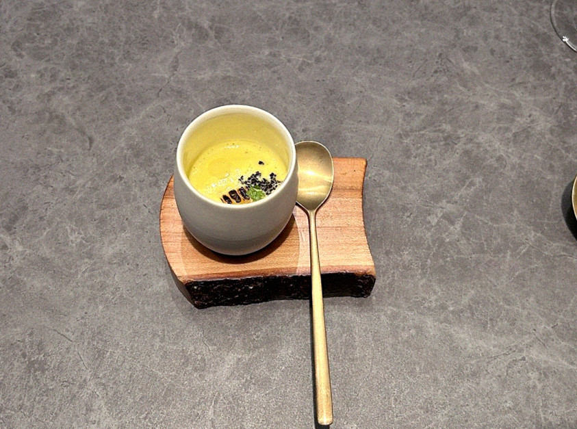 GOWOOGA Gangnam·Yeoksam · a warm soup to finish the course
