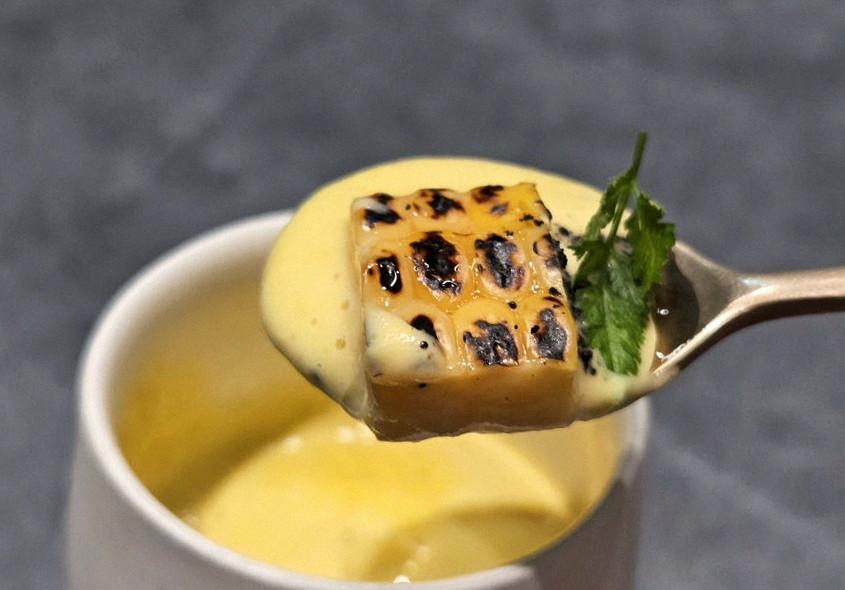 GOWOOGA Gangnam·Yeoksam · dessert to close the omakase