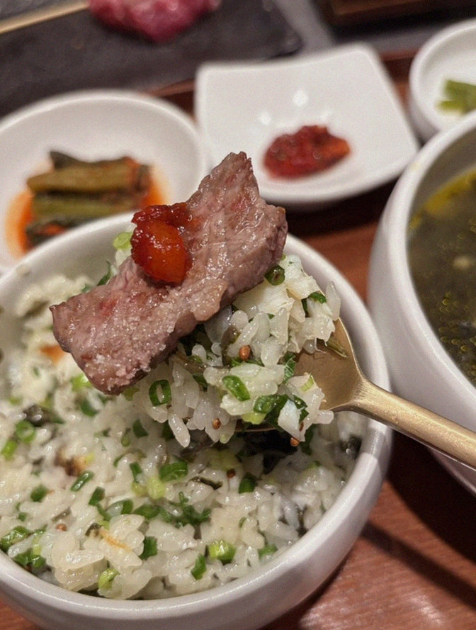 GOWOOGA Gangnam·Yeoksam · the rice course with accompaniments
