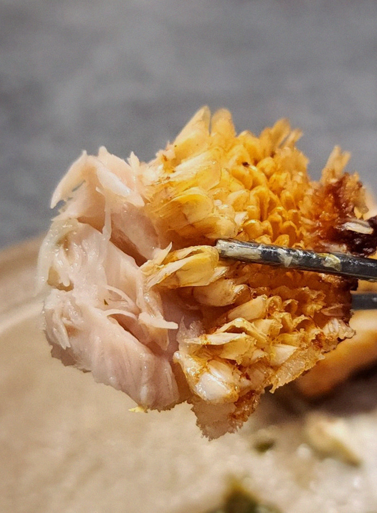 WOOHANA Yeouido · seafood course served alongside the beef