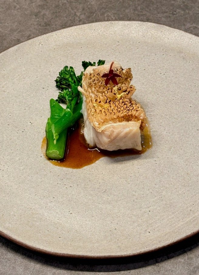 GOWOOGA Yeouido · a plated course of Hanwoo beef