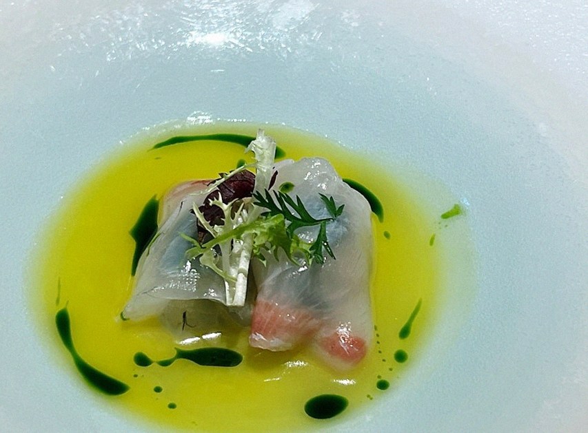 WOOARA Gwanghwamun · a plated course of Hanwoo beef