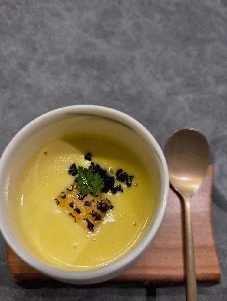 GOWOOGA Gangnam·Yeoksam · a warm soup to finish the course