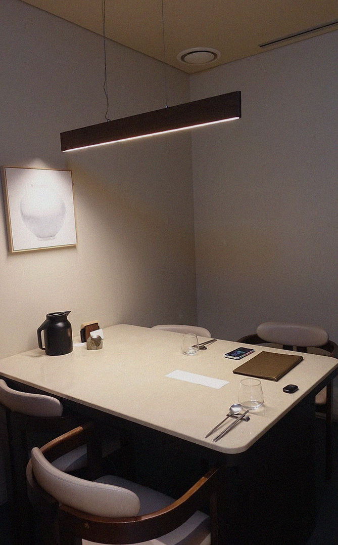 WOOARA Gwanghwamun · a private dining room — every table is a private room