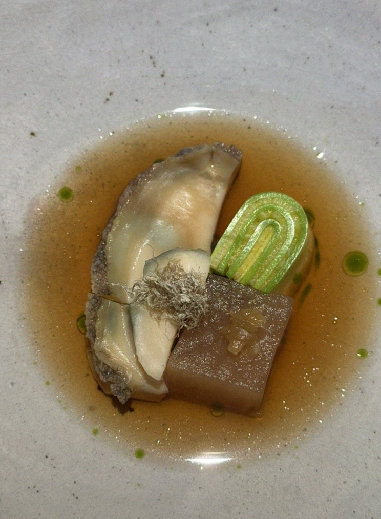 WOOARA Gwanghwamun · seafood course served alongside the beef