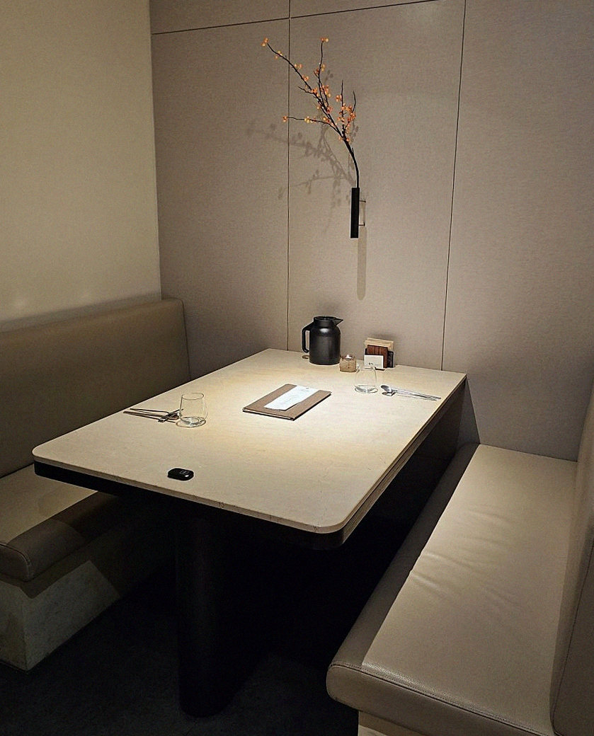 WOOARA Gwanghwamun · a private dining room — every table is a private room