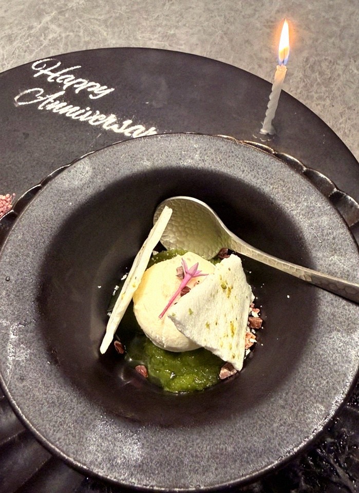 WOOHANA Yeouido · a plated course of Hanwoo beef