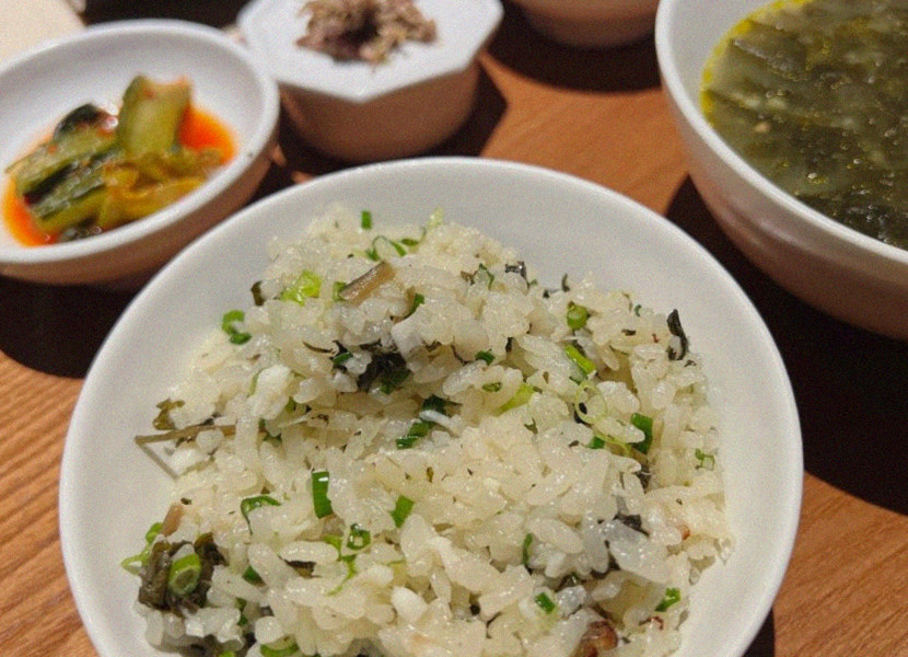 WOOARA Gwanghwamun · the rice course with accompaniments