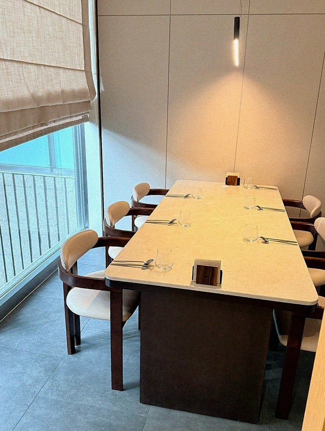 WOOARA Gwanghwamun · a private dining room — every table is a private room