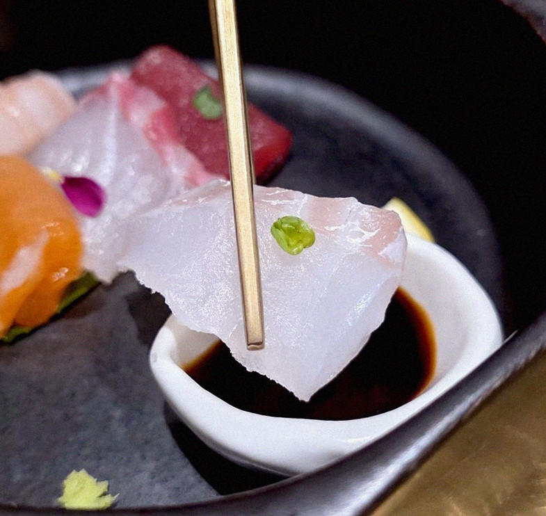 DAEBOJUNG City Hall · seafood course served alongside the beef