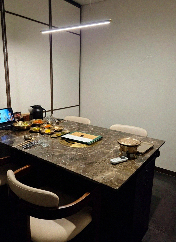 DAEBOJUNG Yeouido · the full Hanwoo omakase table