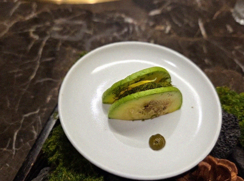 DAEBOJUNG Yeouido · a plated course of Hanwoo beef