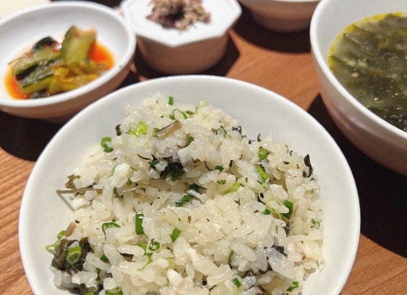 WOOARA Gwanghwamun · the rice course with accompaniments