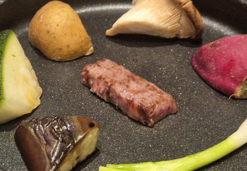 WOOHANA Yeouido · a plated course of Hanwoo beef
