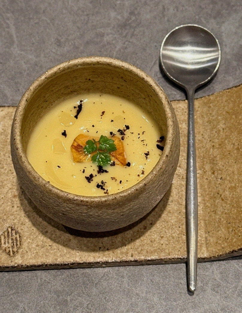 WOOHANA Yeouido · a warm soup to finish the course