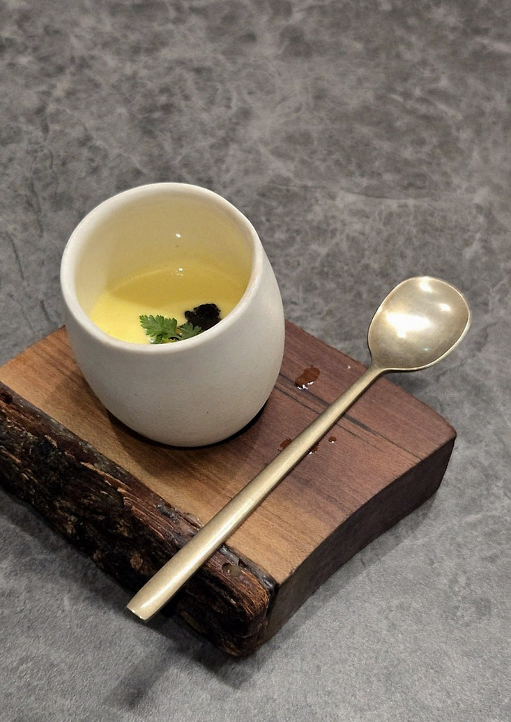 GOWOOGA Gwanghwamun · a warm soup to finish the course