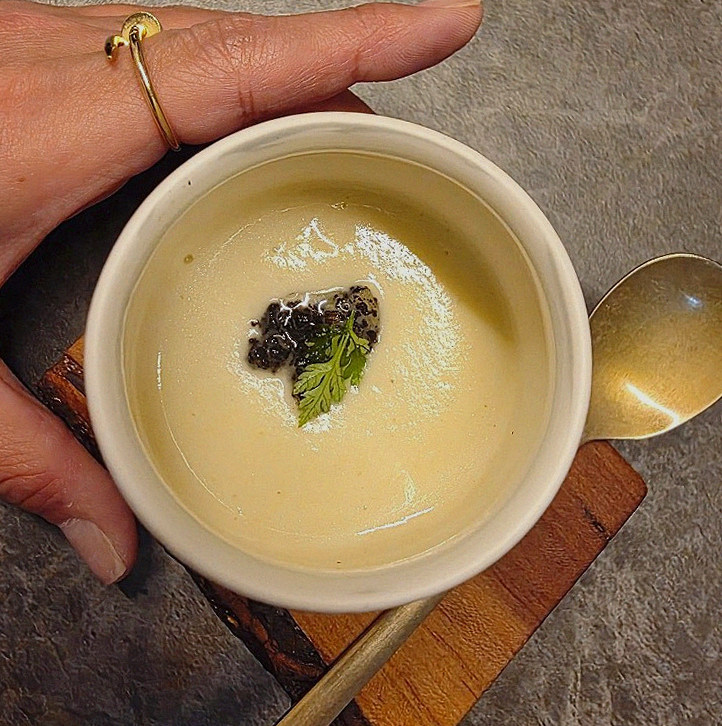 GOWOOGA Yeouido · a warm soup to finish the course