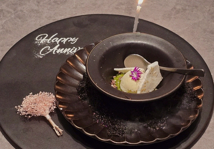 WOOHANA Jonggak · dessert to close the omakase