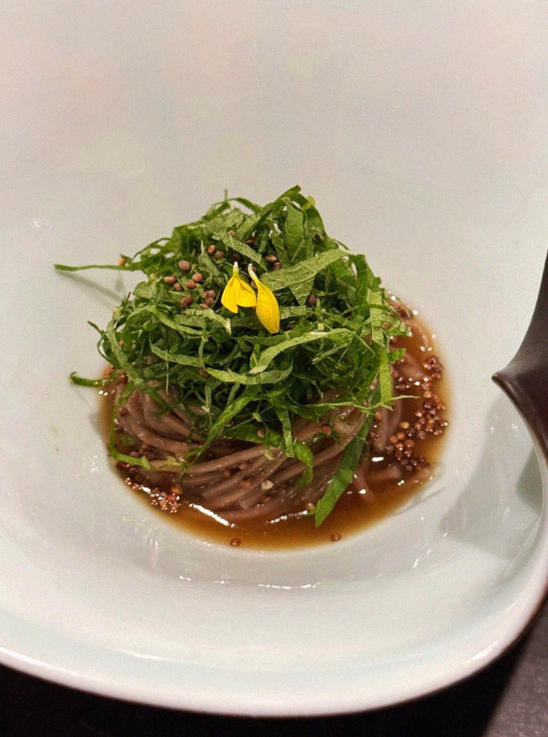 DAEBOJUNG Yeouido · a plated course of Hanwoo beef