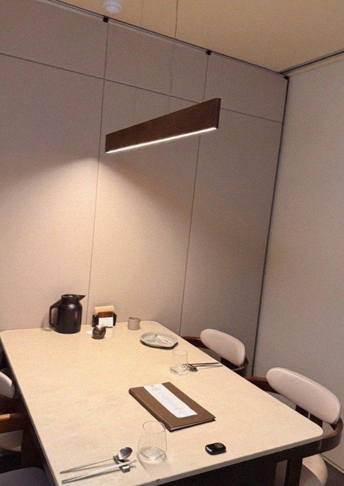 WOOARA Gwanghwamun · a private dining room — every table is a private room