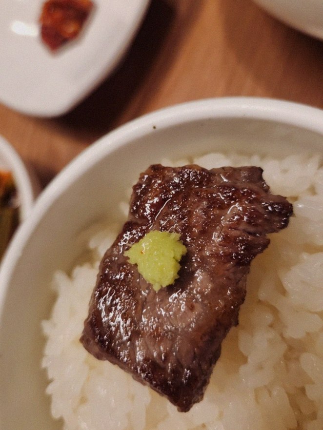 GOWOOGA Gwanghwamun · the rice course with accompaniments