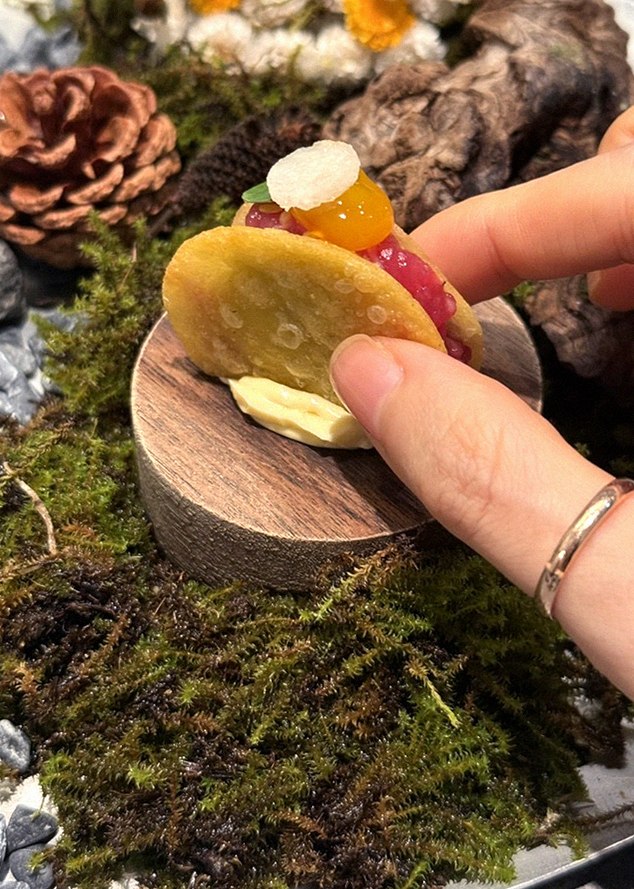 GOWOOGA Gangnam·Yeoksam · dessert to close the omakase