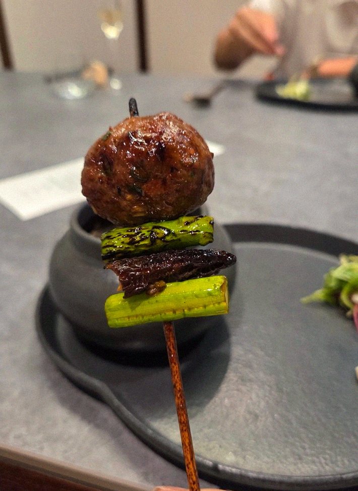 GOWOOGA Gangnam·Yeoksam · a plated course of Hanwoo beef