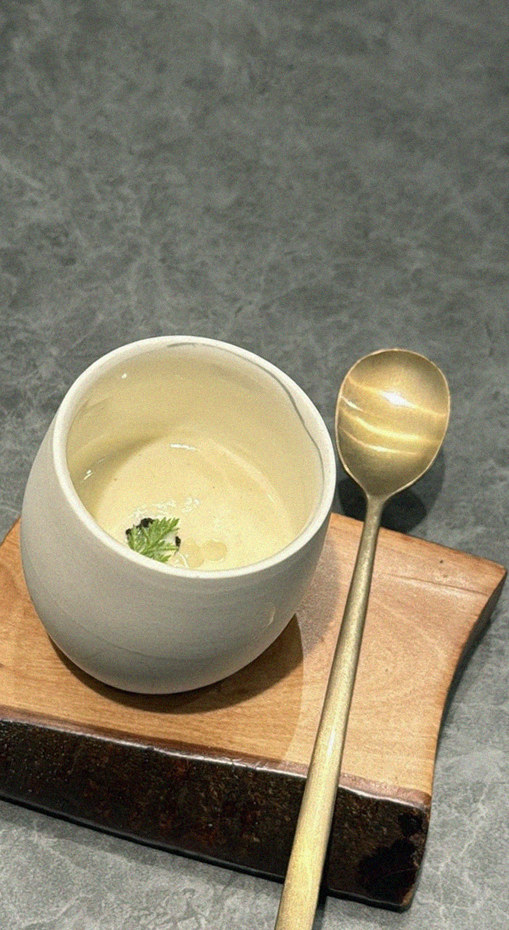 GOWOOGA Gangnam·Yeoksam · a warm soup to finish the course