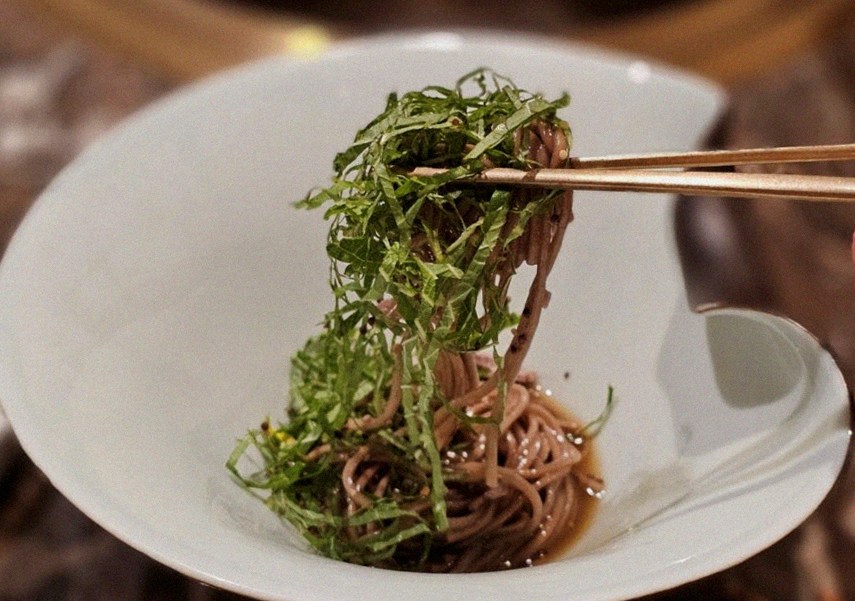 DAEBOJUNG Yeouido · a plated course of Hanwoo beef