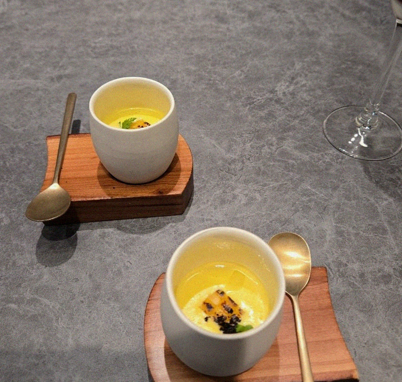 GOWOOGA Gangnam·Yeoksam · a warm soup to finish the course