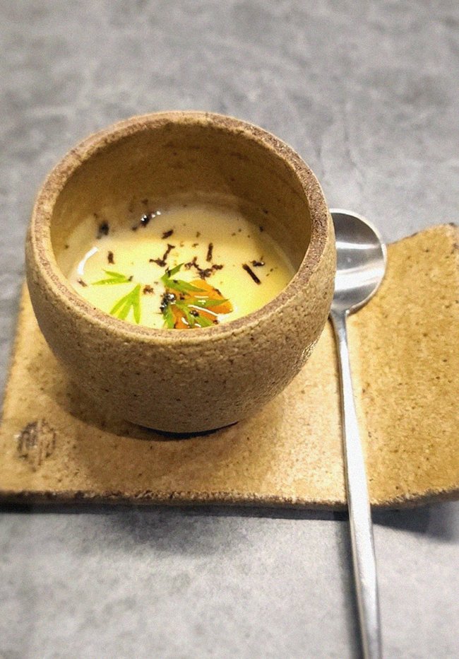 WOOHANA Yeouido · a warm soup to finish the course