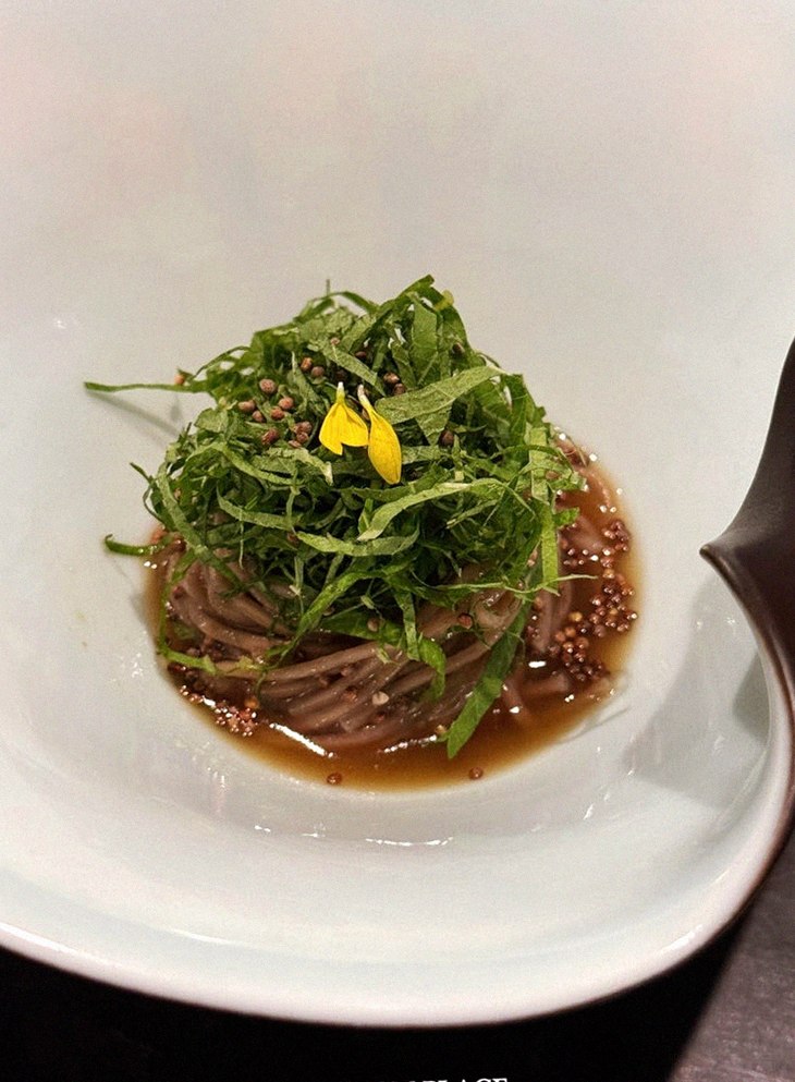 DAEBOJUNG Yeouido · a plated course of Hanwoo beef