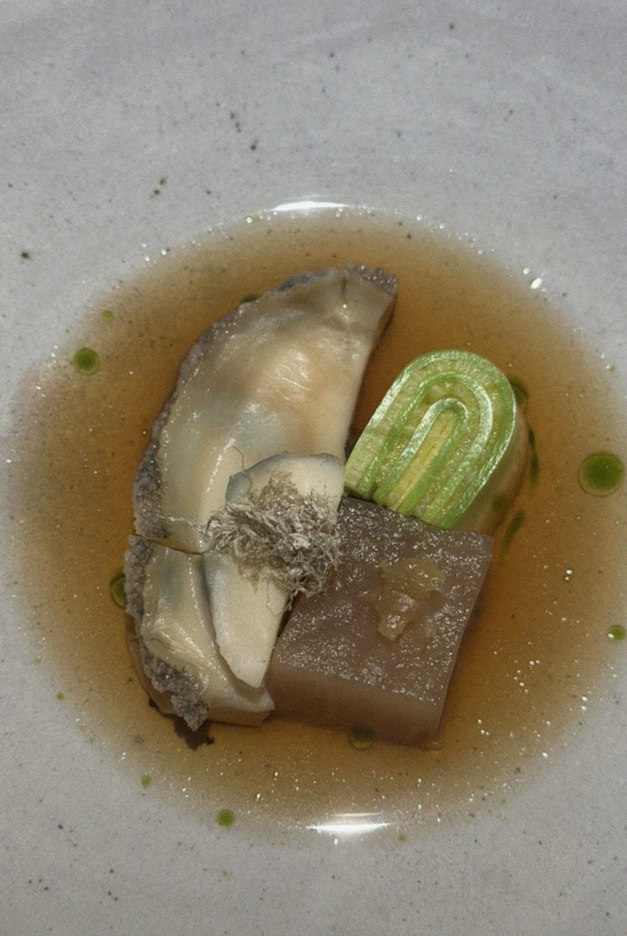 WOOARA Gwanghwamun · seafood course served alongside the beef