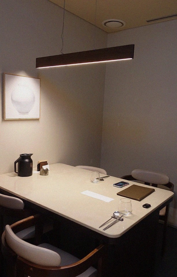 WOOARA Gwanghwamun · a private dining room — every table is a private room