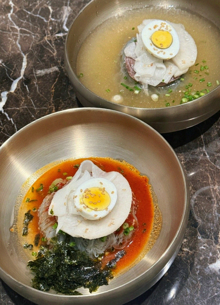DAEBOJUNG City Hall · fresh Hanwoo beef tartare (yukhoe)