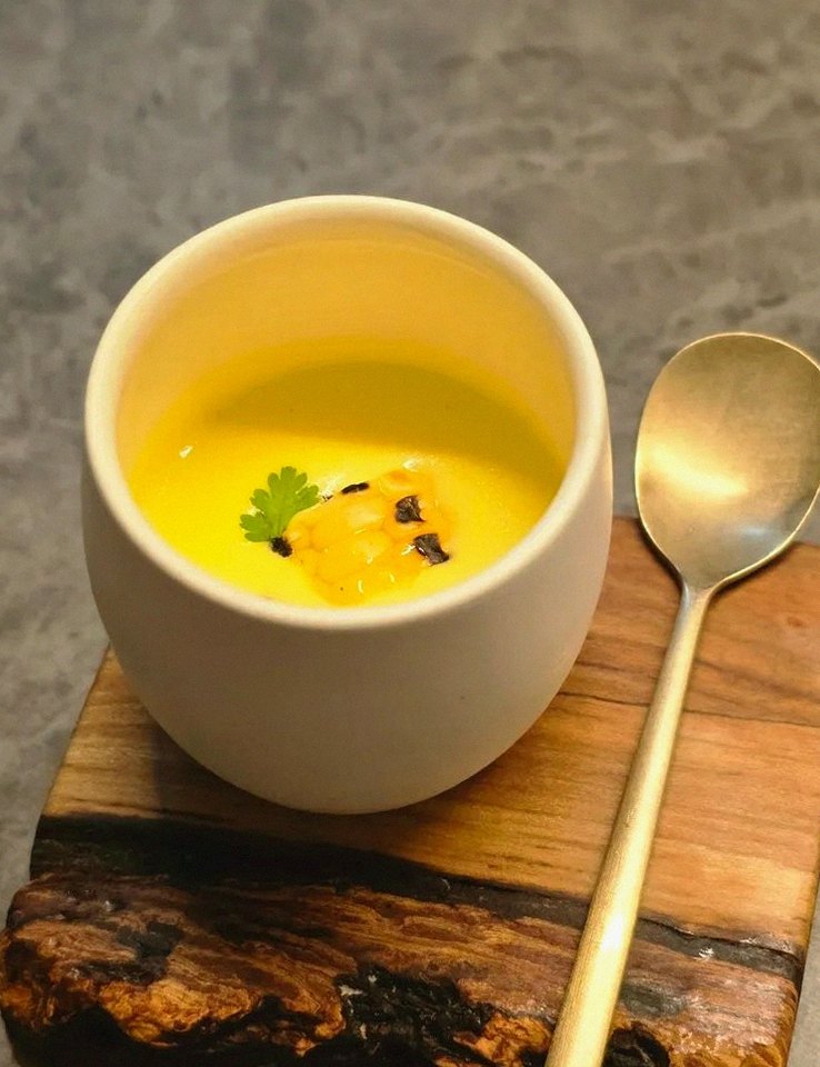 GOWOOGA Yeouido · a warm soup to finish the course