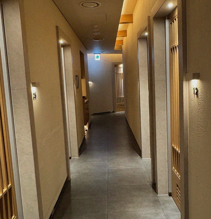 WOOARA Yeouido · a private dining room — every table is a private room