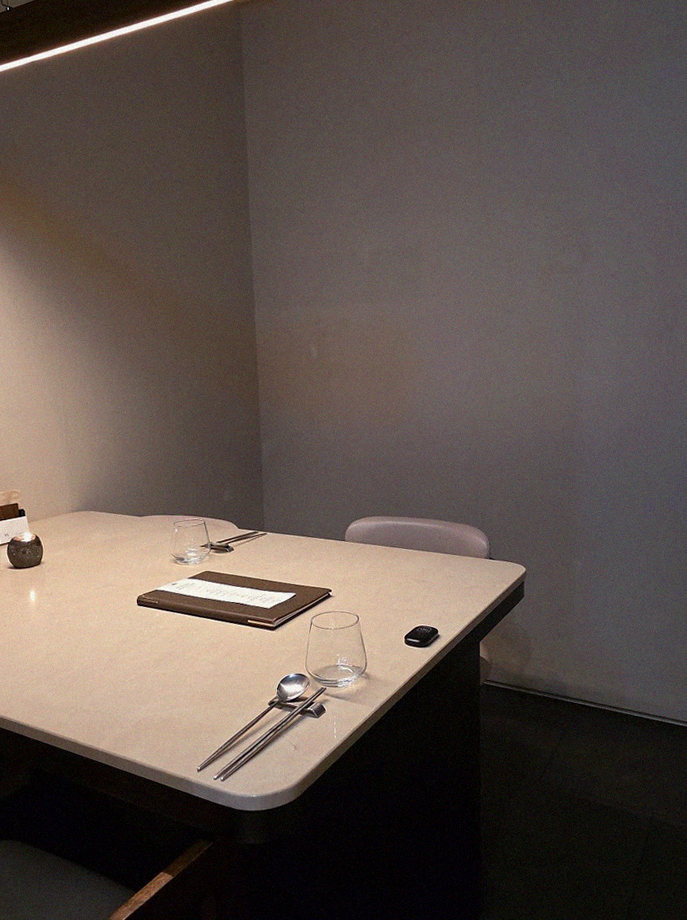 WOOARA Yeouido · a private dining room — every table is a private room